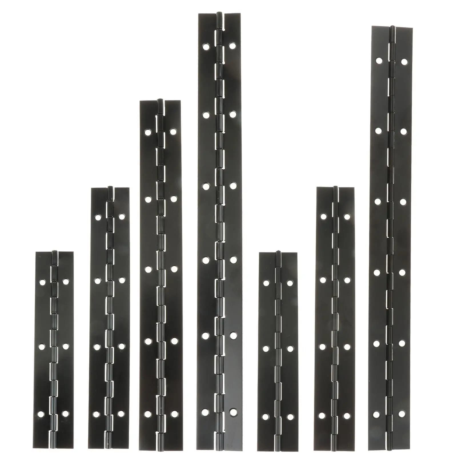 Charnière de piano continue en acier inoxydable avec trous, charnières de meubles, porte de piano, f
