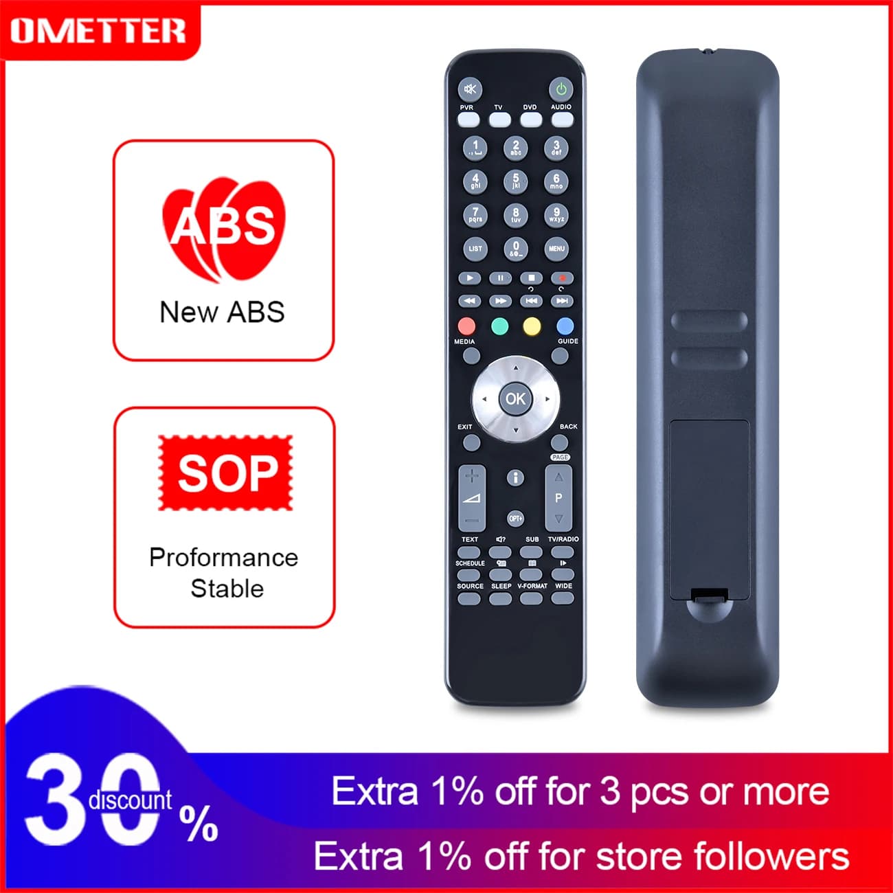 Remplacement de la télécommande pour RM-F01 RM-F04 RM-E06 Humax HDR Freesat BOX HD-FOX