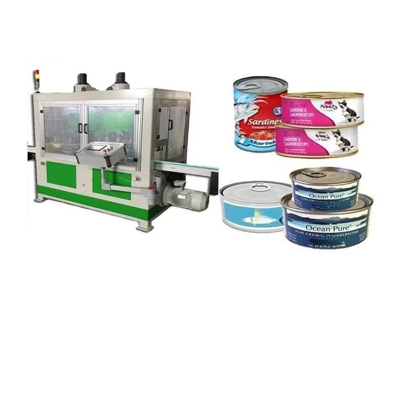 Solution complète de ligne de production de machine de fabrication de fruits de mer de thon/sardine
