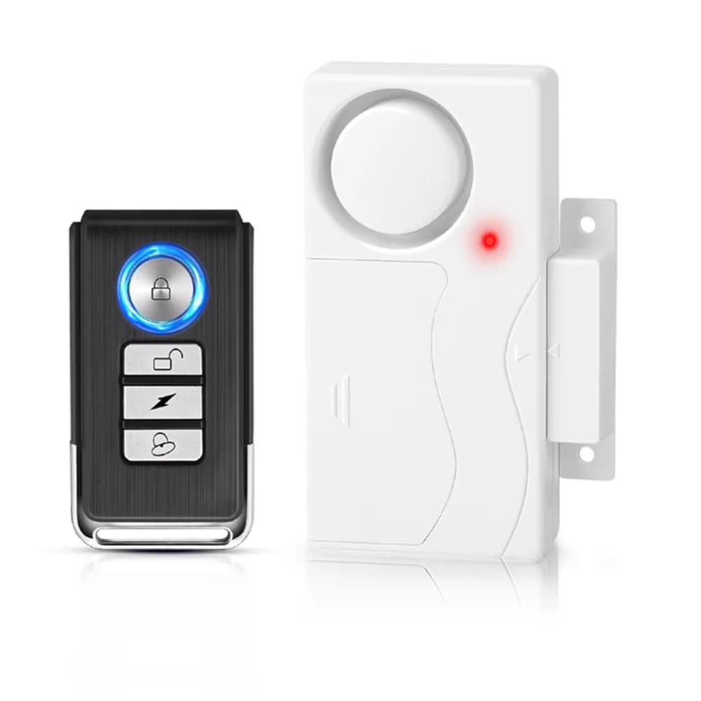 Awapow alarme de porte sans fil avec télécommande alarmes de sécurité antivol pour porte et fenêtre