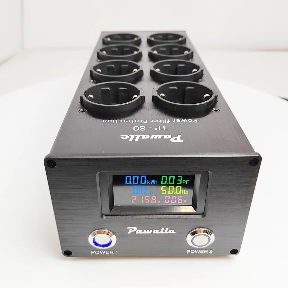 Prise de filtre d'alimentation TP80, réduction du bruit, protection contre les surcharges, fonction