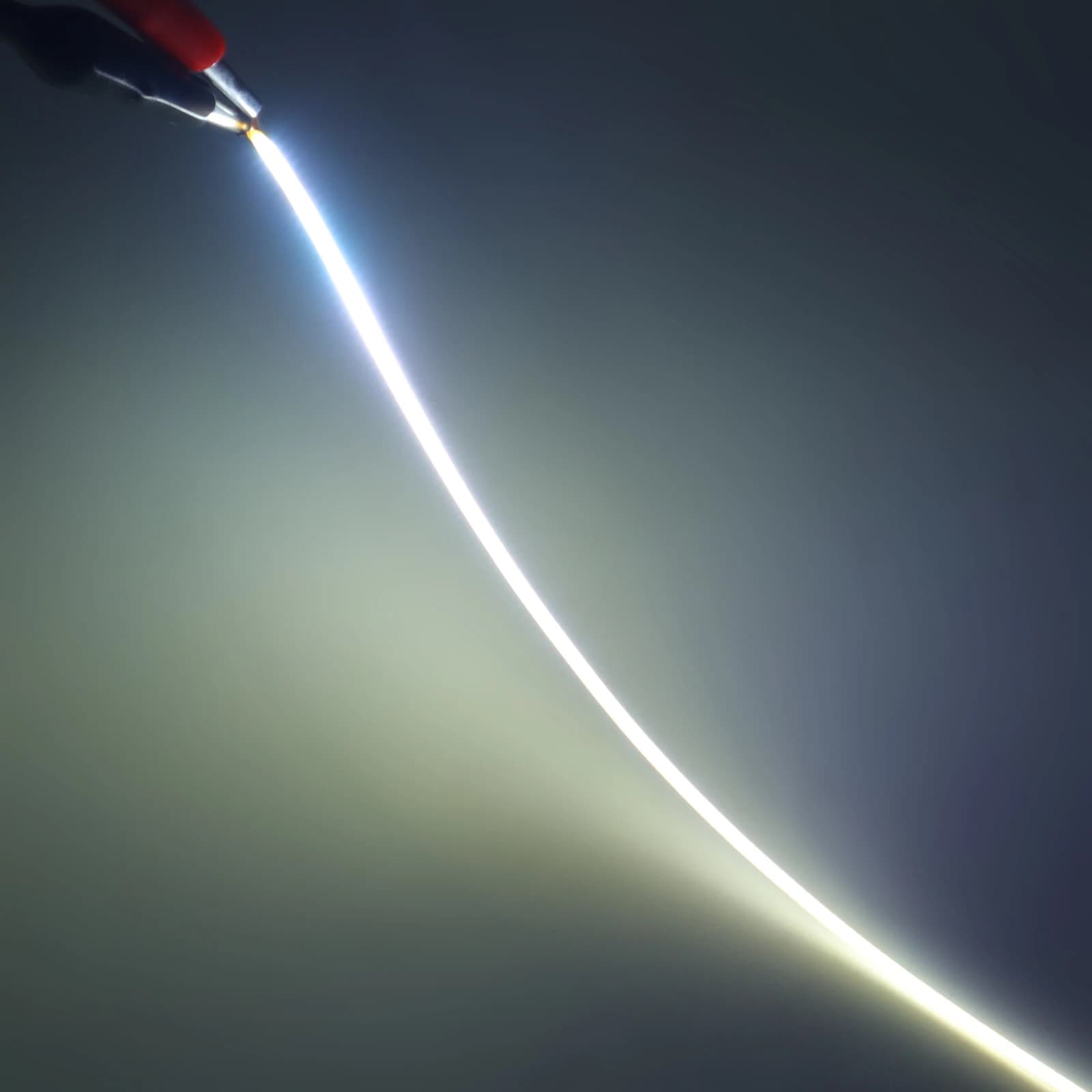 Pièces de lampe à ampoule Edison DC 3V, Filament LED rouge/bleu/vert, Diode LED COB Flexible 25MM 80