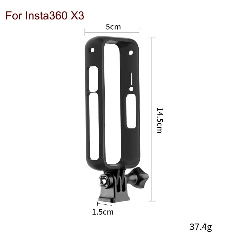 Insta360 X5 X4 X3 accessoires cadre coque de protection Cage supplémentaire + support de Base pour I
