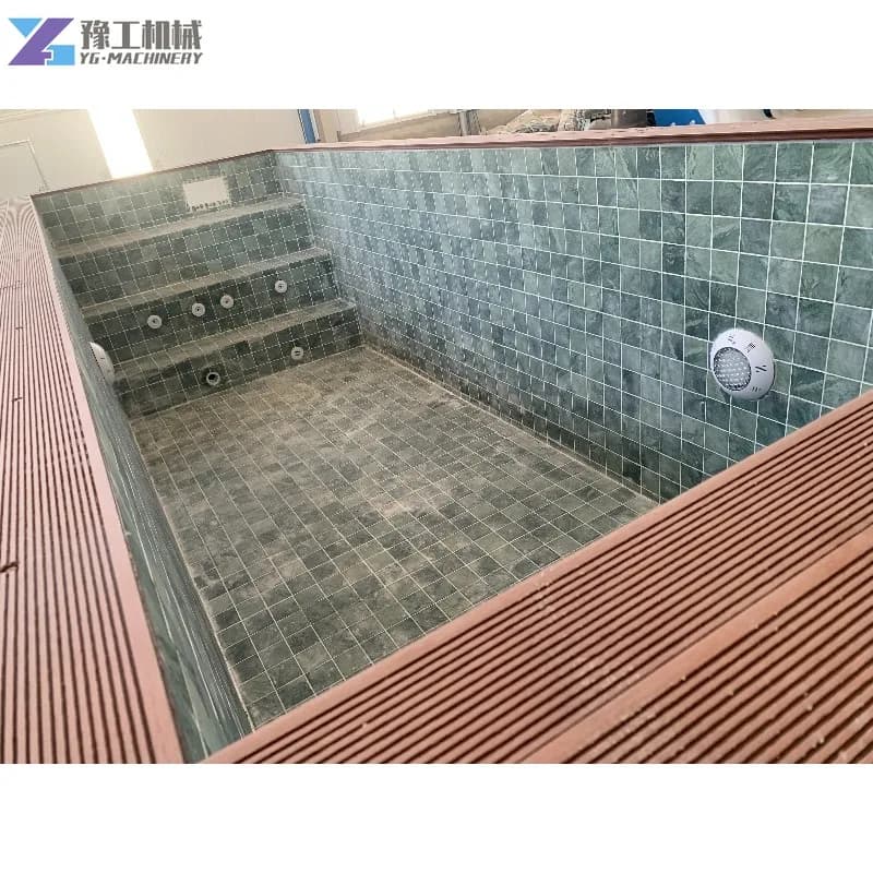 Piscine préfabriquée personnalisée, conteneur de piscine Portable moderne souterrain avec Jets de Sp