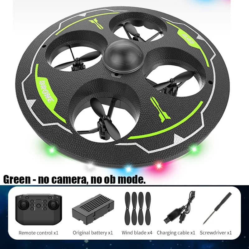 Avion Rc avec caméra Drone mousse UAV Ufo Intelligent évitement d'obstacles avion télécommande hélic