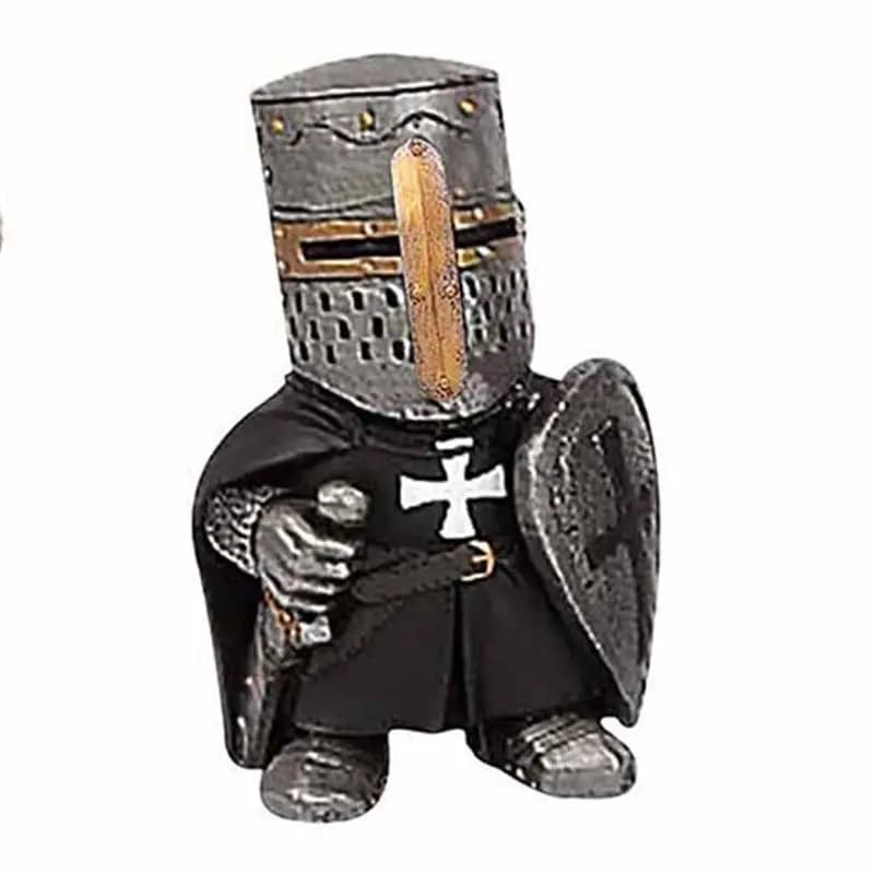 ABWR-Exquisite Knight Dwarf Guard, Décorations de jardin, Gnomes gardiens, Statues de jardin, Figuri