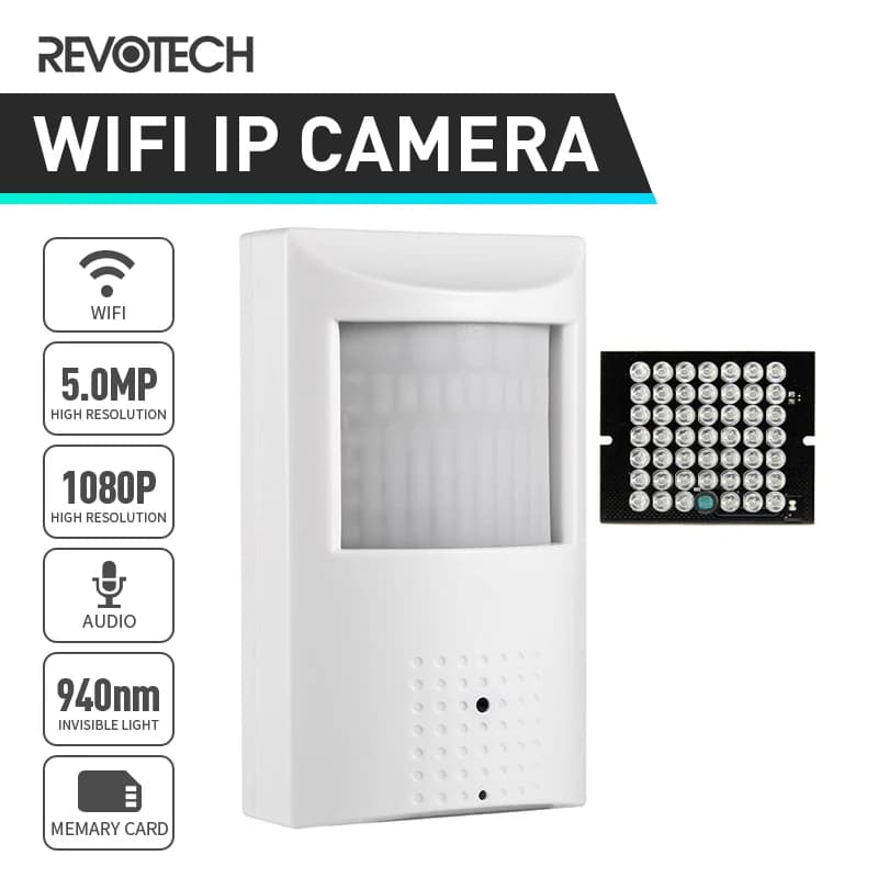 XMeye WIFI caméra 5MP Audio 940nm PIR Invisible Mini caméra IP intérieure H.265 2MP Vision nocturne