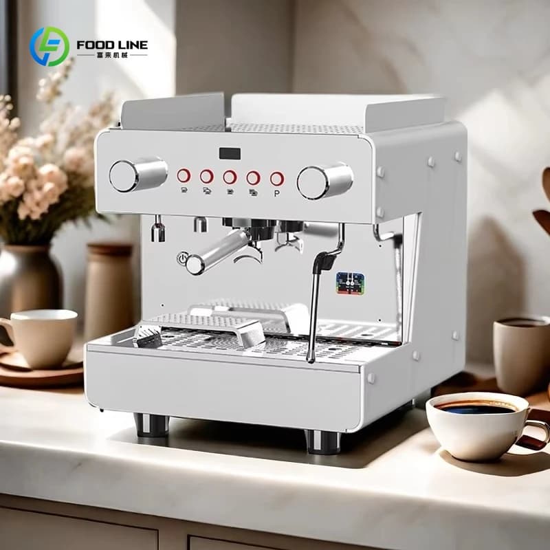 Machine à café professionnelle multifonction 9 bars en acier inoxydable de luxe personnalisée pour b