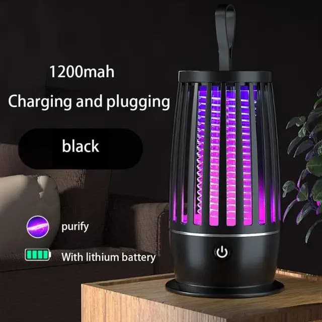 Lampe anti-moustiques, répulsif d'insectes, sans rayonnement, silencieux, piège à insectes électriqu