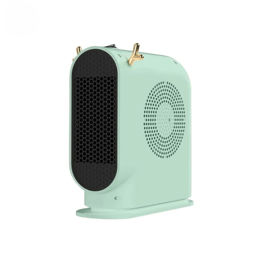 Chauffage électrique de bureau 500W, Portable, pour la maison, Thermostat Intelligent, ventilateur,