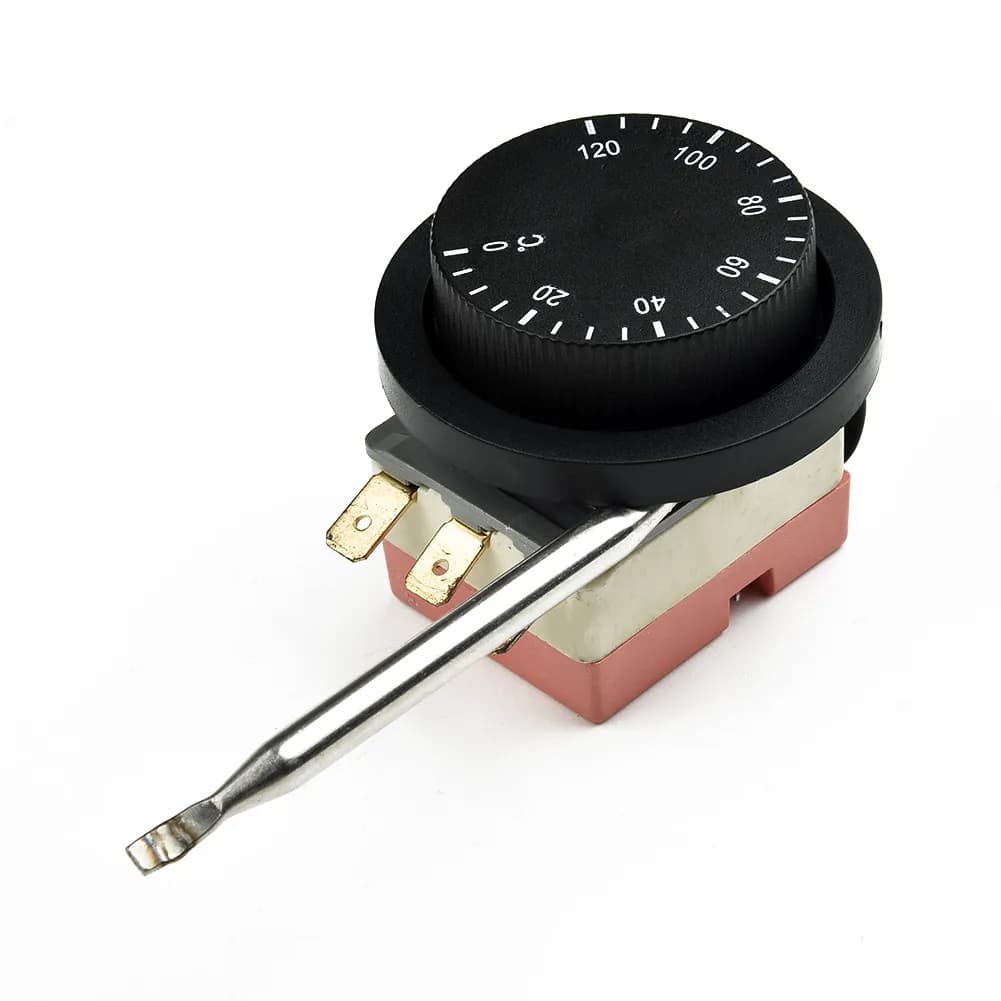 1x radiateur de commutateur de thermostat de ventilateur électrique 0 ℃ ~120 ℃ Accessoires de voit