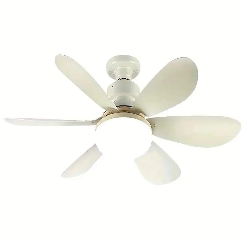Ventilateur de plafond 30W/40W avec télécommande, ventilateur à lumière LED, base E27, ventilateur d