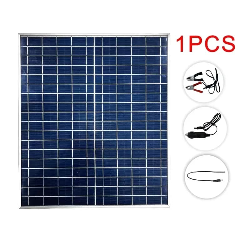 Kit de panneaux solaires 500W avec contrôleur 12V, alimentation en silicium polycristallin, cellule