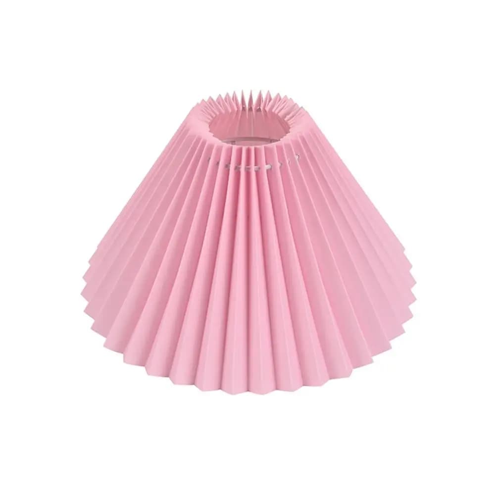 Accessoire d'éclairage intérieur moderne, abat-jour plissé, couvercle de lustre minimaliste lavable,