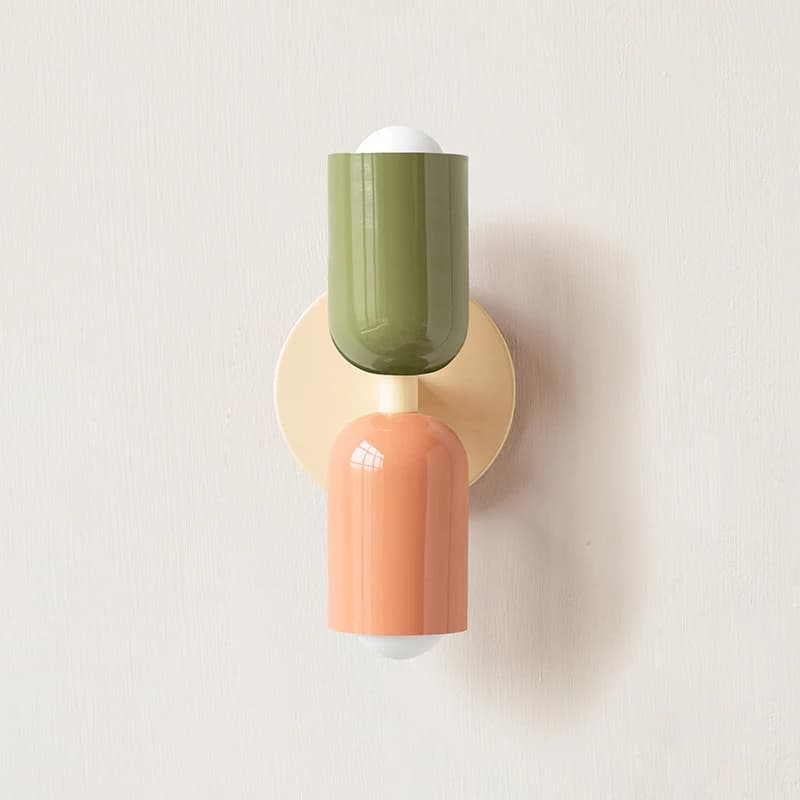 Lampe murale moderne minimaliste multicolore pour chambre à coucher, table de chevet, salle à manger
