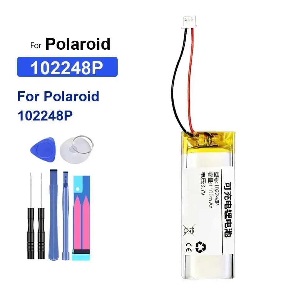Batterie d'appareil photo, bonne performance à basse température, 1100mAh pour Polaroid 102248P