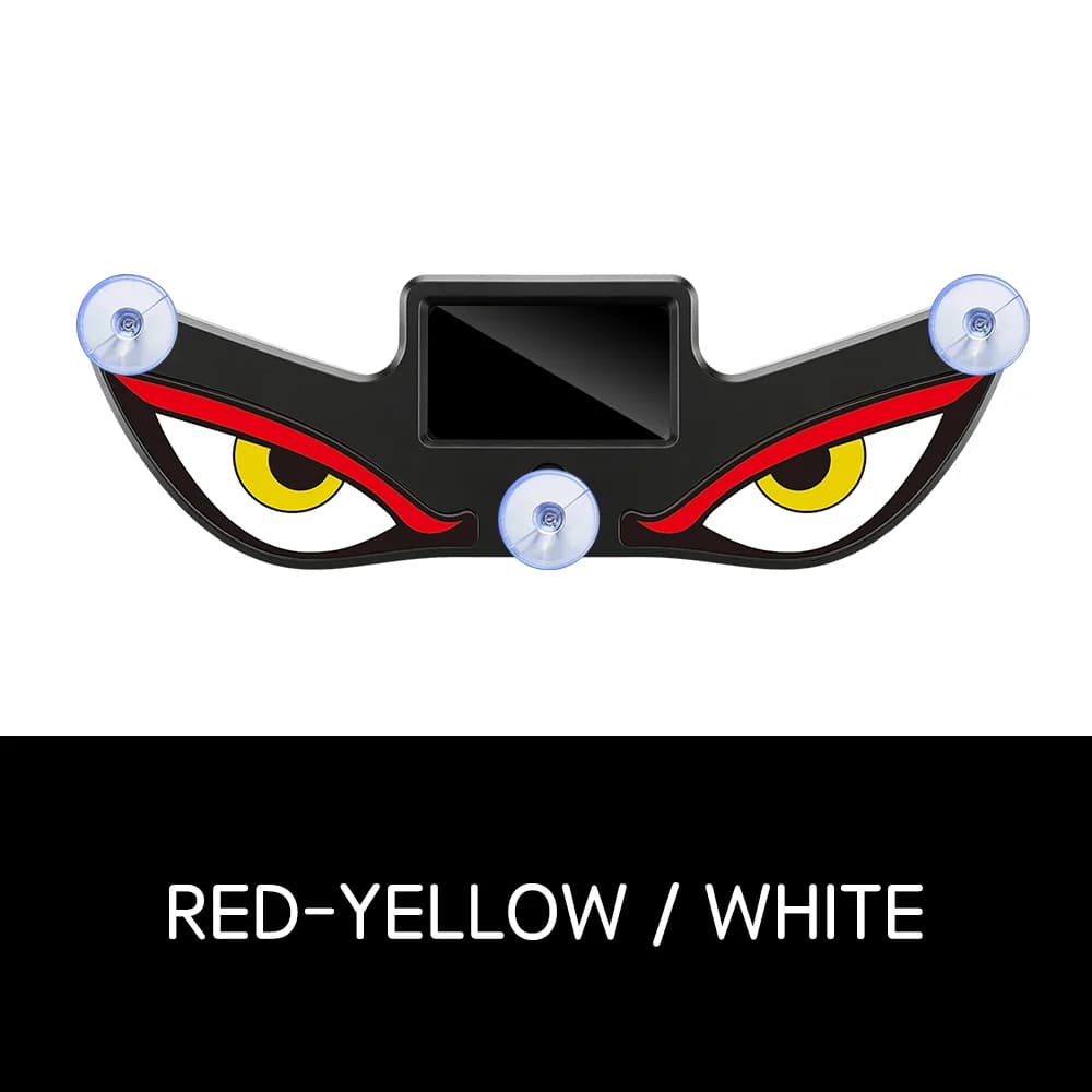 Lumière de décoration Devil Eyes pour voiture, sans fil, alimentée par énergie solaire/USB, lumière
