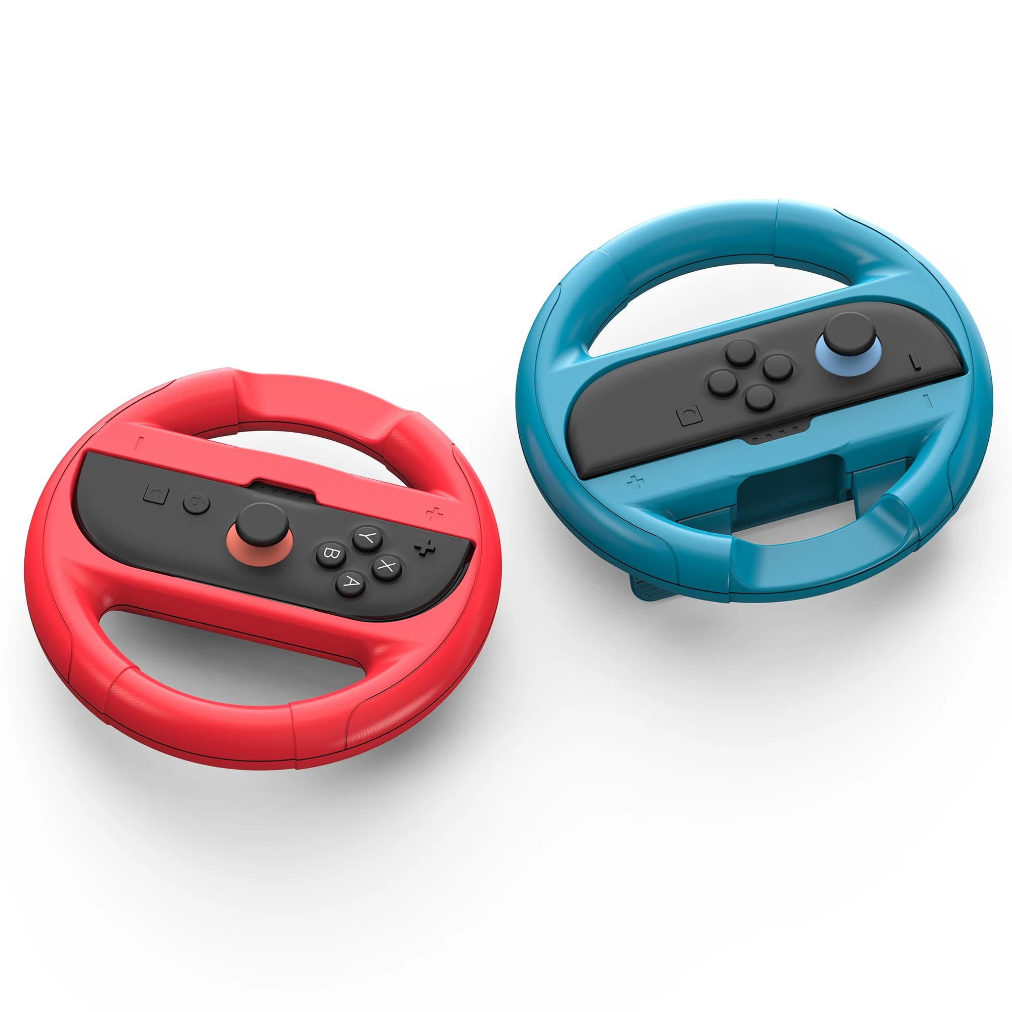 Volant de jeu de course de Simulation, rouge et bleu, adaptateur de contrôleur de roue de course pou