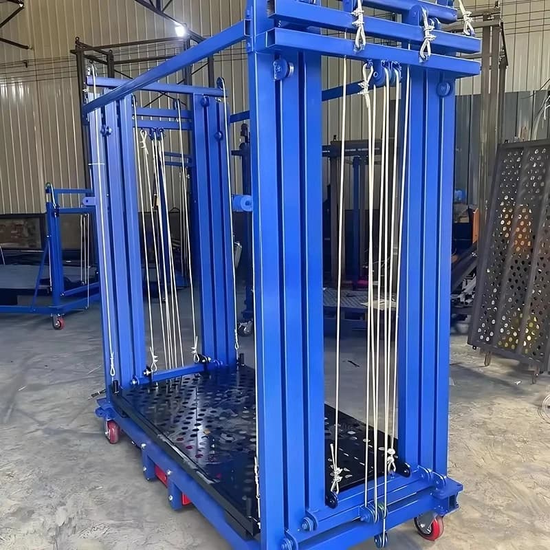 Nouvelle plateforme élévatrice électrique pliable pour les chantiers de construction, travaux intéri