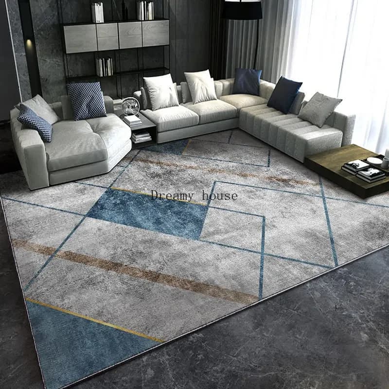 Tapis et carpettes pour la maison, tapis de salon, tapis de chambre à coucher, décoration géométriqu