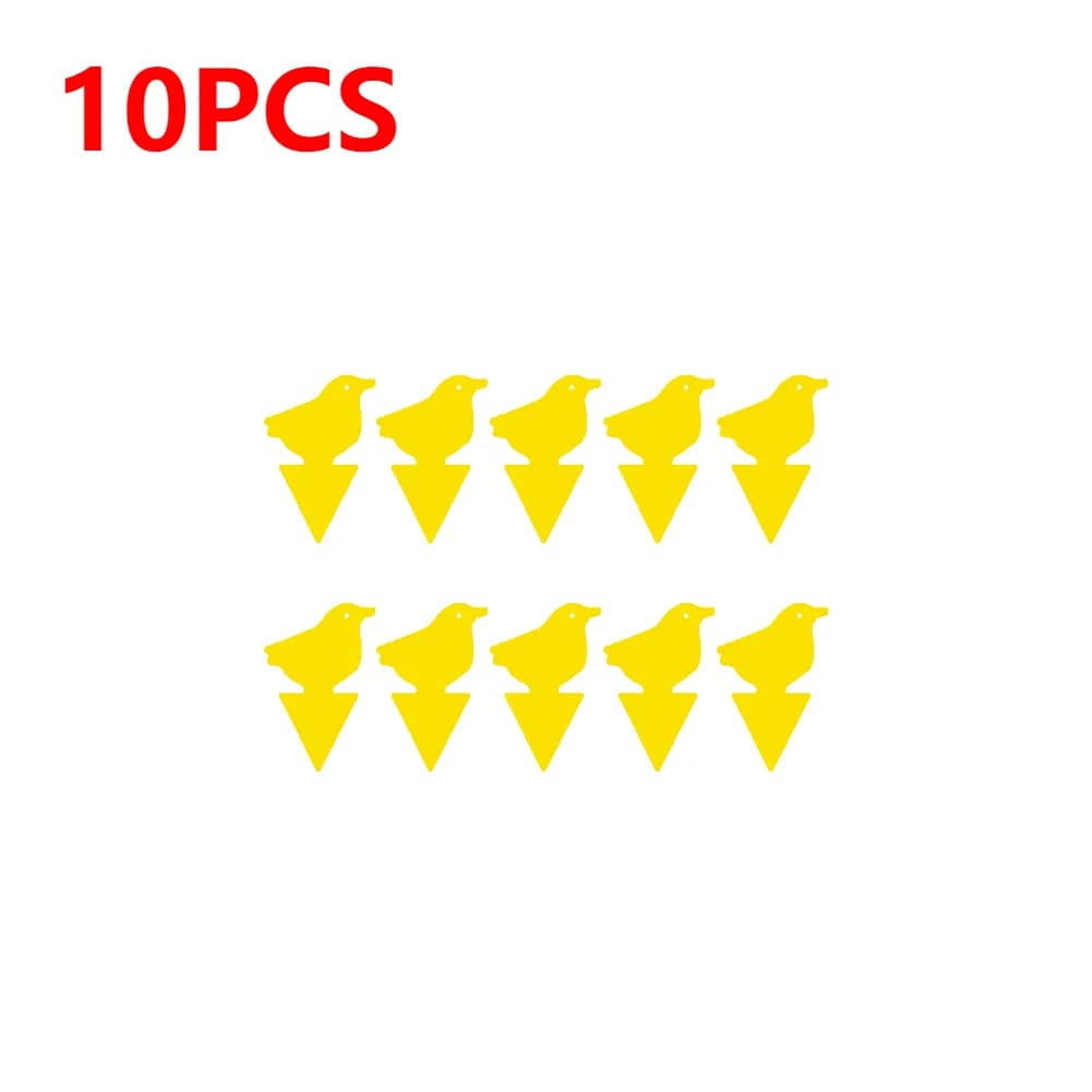 Pièges à insectes collants jaunes double face (10-30 pièces) pour plantes d'intérieur, anti-moustiqu