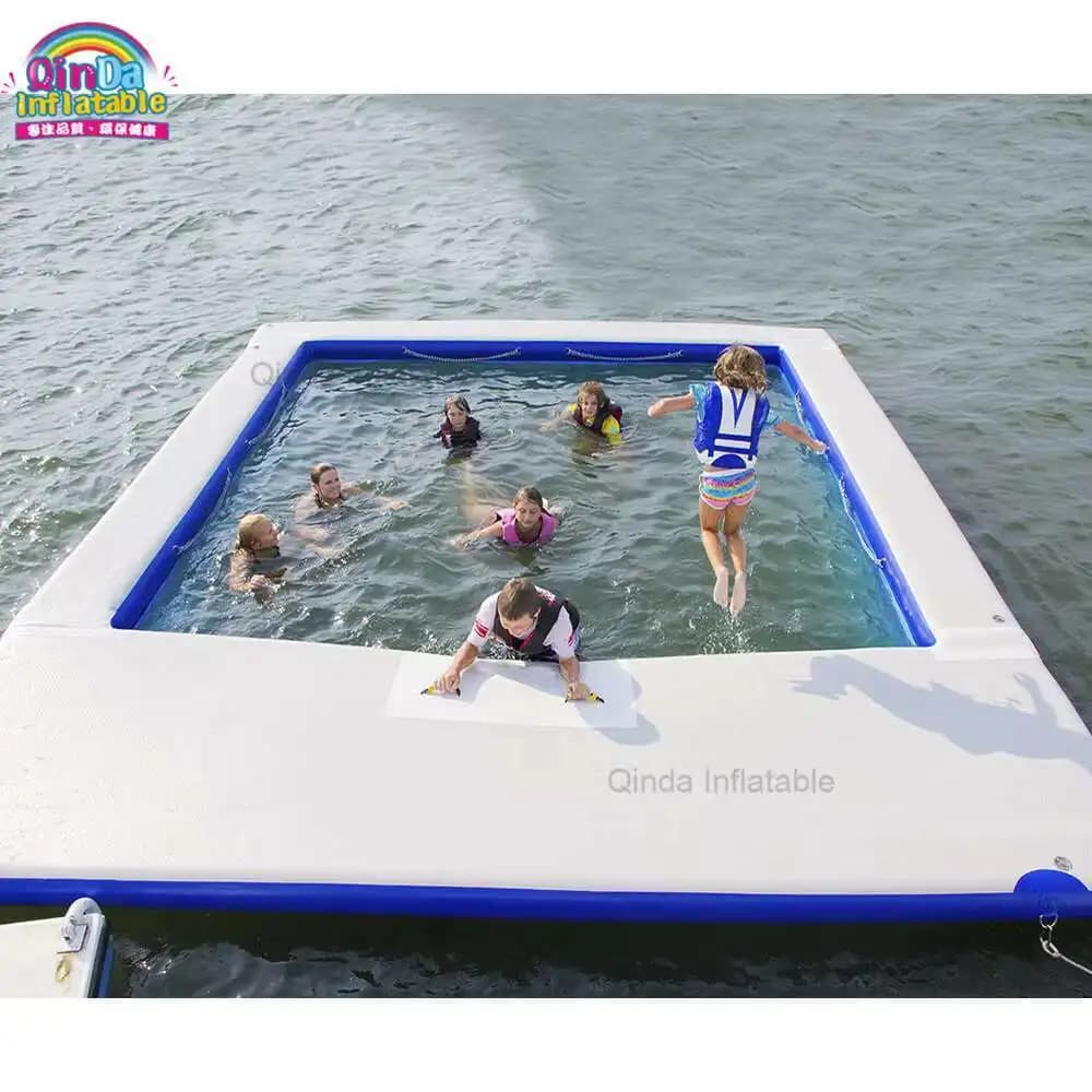 Piscine gonflable géante personnalisée de mer pour la bateau de yacht