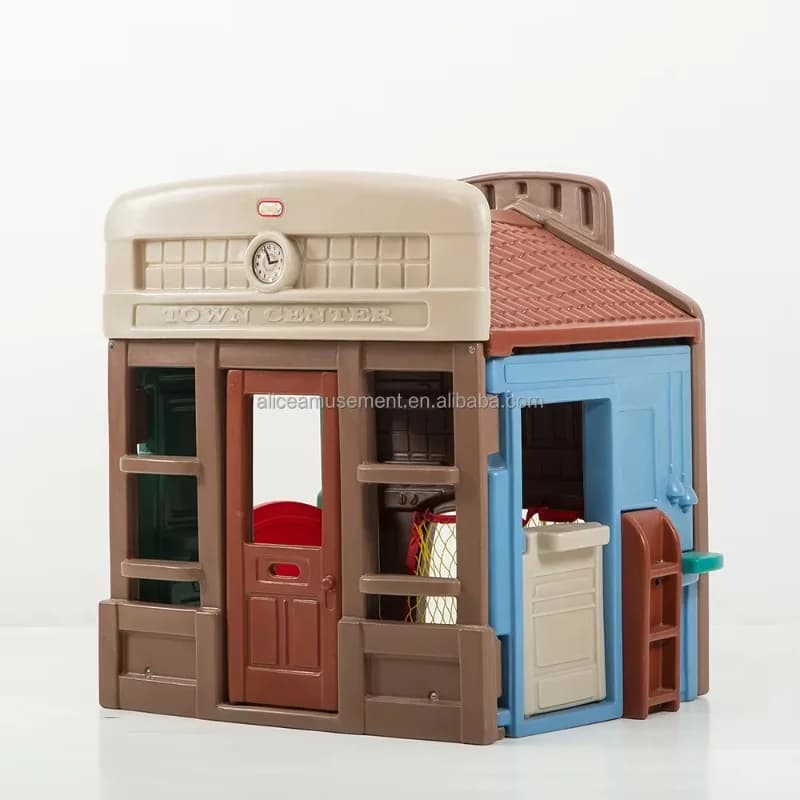 Petites maisons de jeu intérieures pour enfants, belles et colorées / Maison de jeu en plastique col