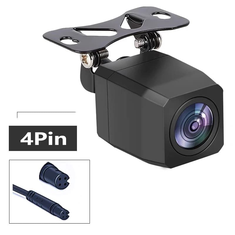 Caméra de recul HD couleur 1080P 4 broches avec vision nocturne étanche et anti-choc