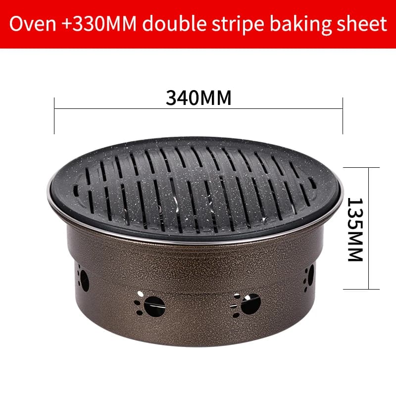 Four à barbecue sans fumée pour barbecue commercial à faible échappement