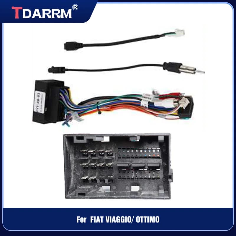 Décodeur de câblage de voiture, câble d'alimentation radio Android, adaptateur SFP, Canbus, taxable,