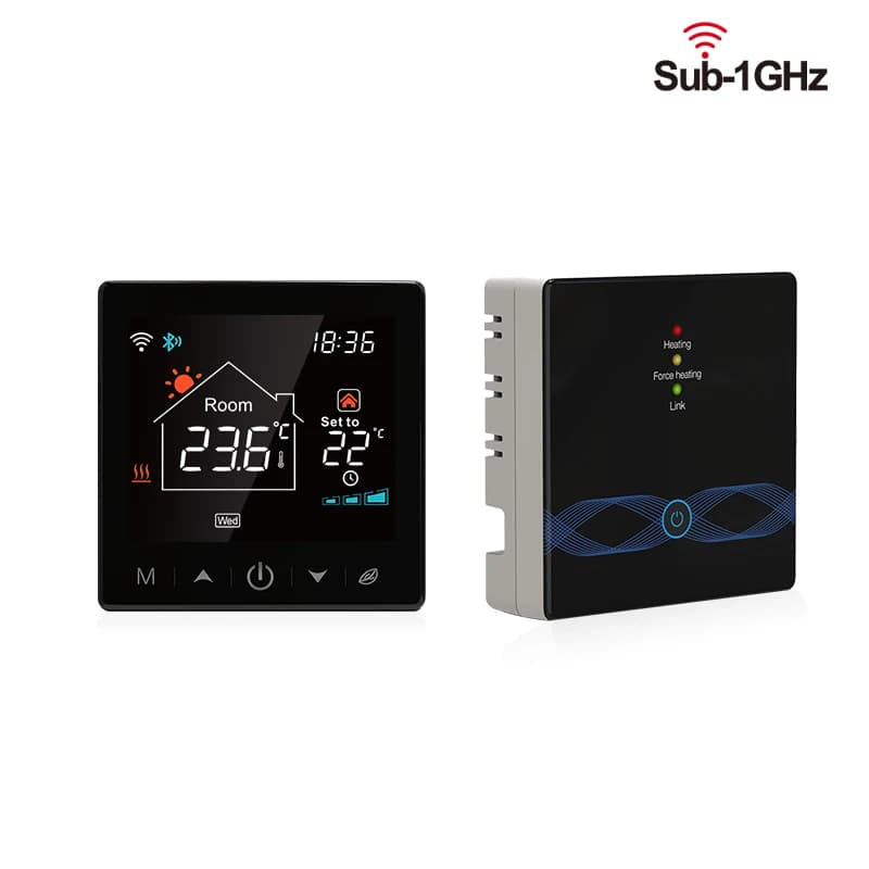 Thermostat sans fil intelligent RF433, pour chaudière à gaz, WiFi, Tuya, contrôleur de température à