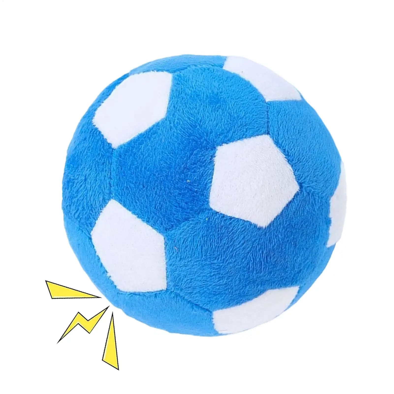 Jouet de football pour chien, peluche douce à mâcher, balles couineuses pour chiens, pour jeu intéri
