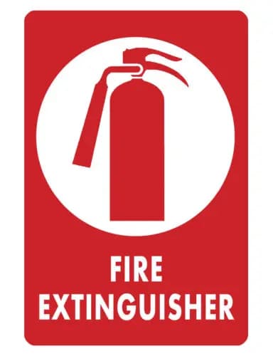 SIGN EXTINGUISHER DEVIL ETY SIGN en aluminium durable, résistant aux intempéries, sans rouille #317
