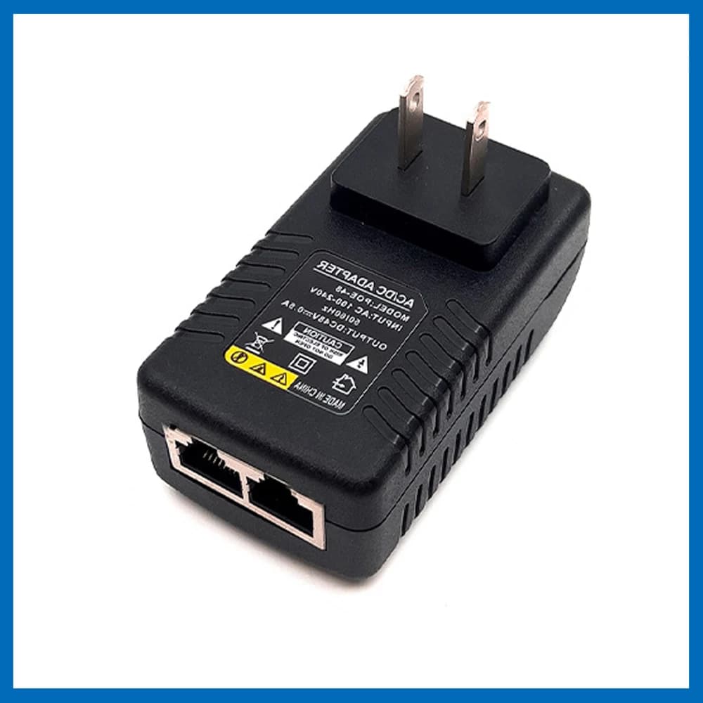 Adaptateur d'alimentation POE pour Surveillance de sécurité CCTV, 48V, 0,5 a, prise ue/US pour injec