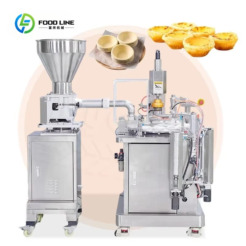 Machine automatique professionnelle personnalisée pour la fabrication de coques de tartelettes aux n