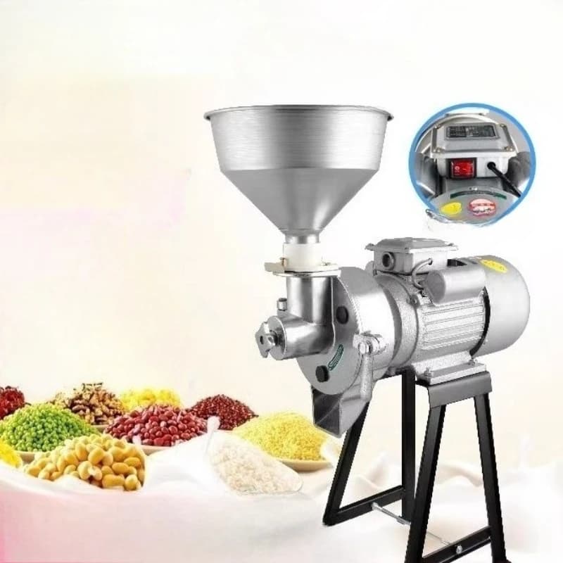 Machine à lait de riz 220V à double usage sec et humide, Machine à Tofu au lait de soja, fraiseuse a