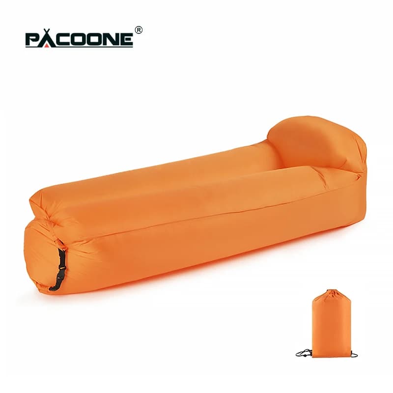Canapé gonflable d'extérieur PACOONE, matelas gonflable portable pour le camping, lit gonflable auto