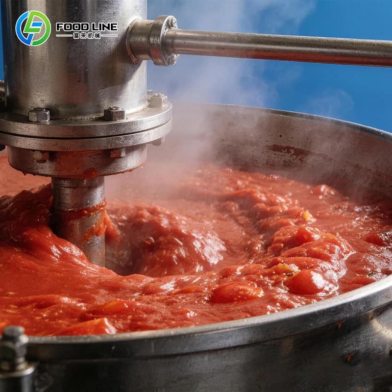 Ligne de production de sauce tomate, petite ligne de production de sauce tomate, sur mesure