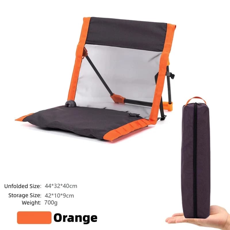 Chaise pliante gonflable pour camping en plein air, siège de plage portable avec dossier, confortabl