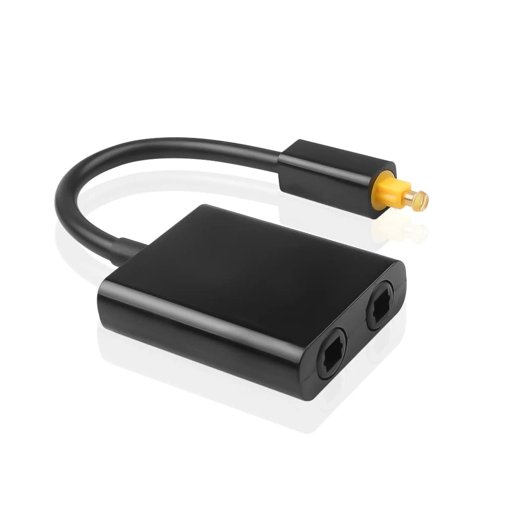 Répartiteur Toslink 1 en 2 sorties câble séparateur Audio optique câble optique numérique distribute