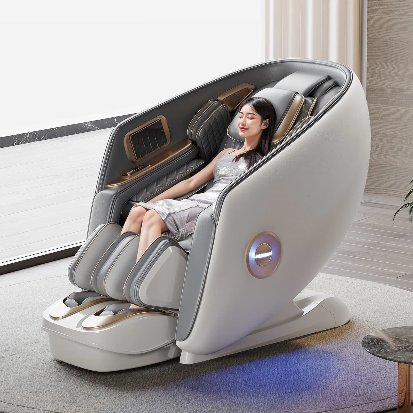 Fauteuil de massage électrique 6D+6D pour personnes de grande taille, massage complet du corps, zéro