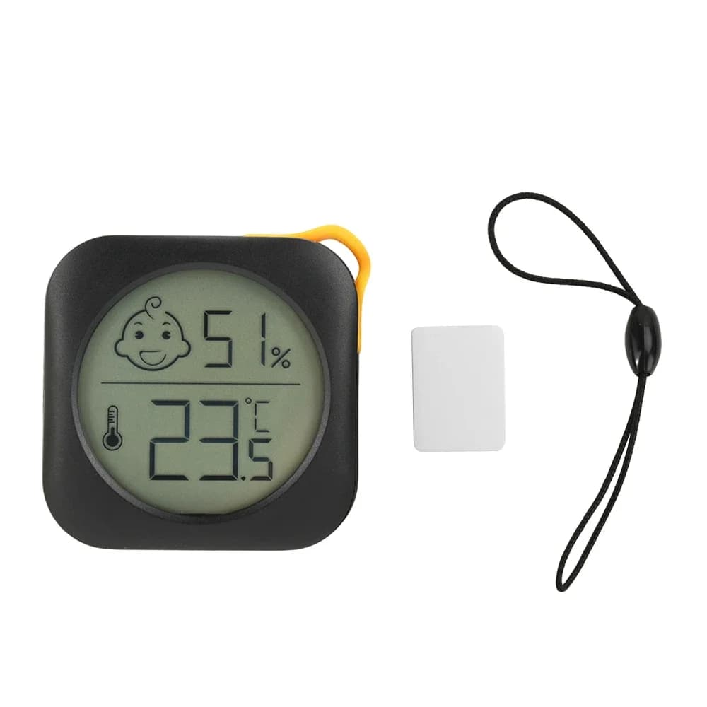 Thermo-hygromètre numérique -20 ~ 60 ℃ Icônes de confort ABS Triple montage avec batterie pour mai