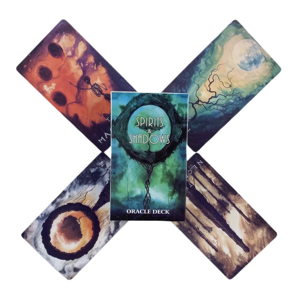 Spirits Shadows Oracle Deck Unknown Spirit Deck Tarot Cards Deck Card Divination Game Family Party B