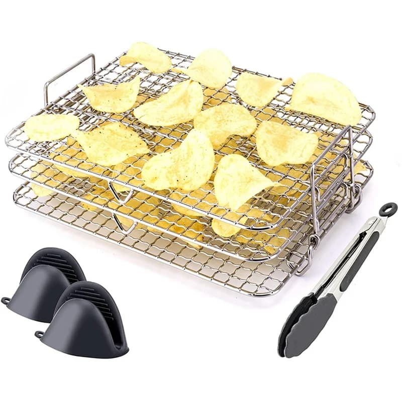 Friteuse à air T1 pour Ninja Foodi Grill XL, déliaison multicouche, accessoires pour friteuse à air