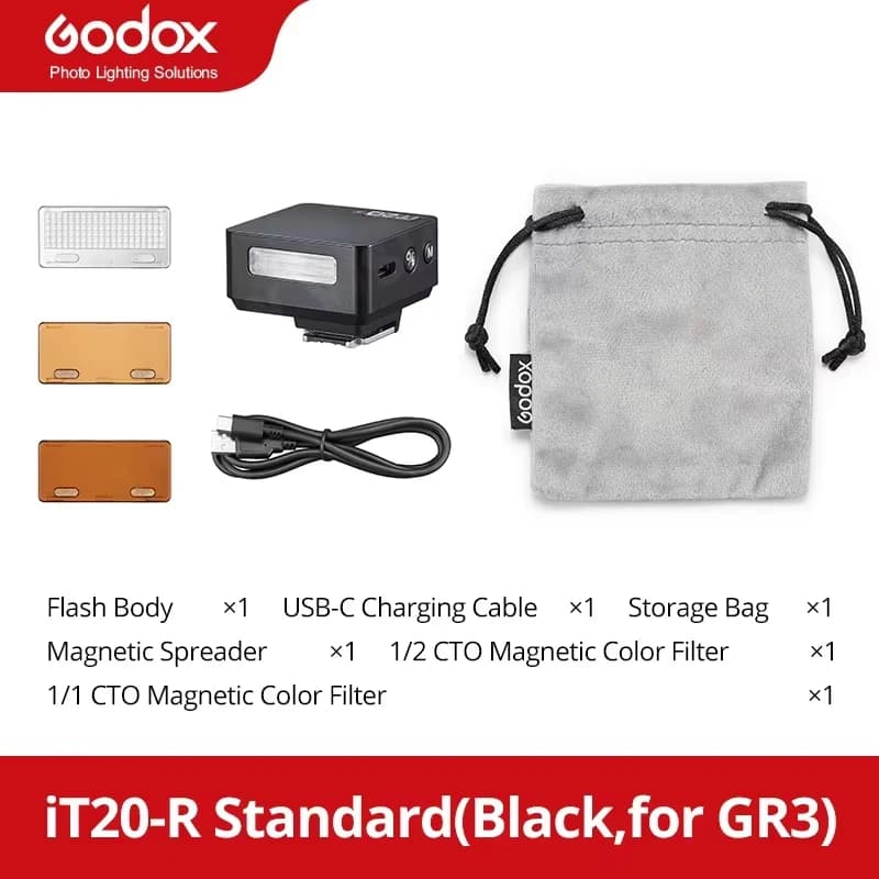 Godox iT20 R TTL Mini Flash iFlash caméra Flash magnétique sur caméra Compatible avec Ricoh GR3/GR3X