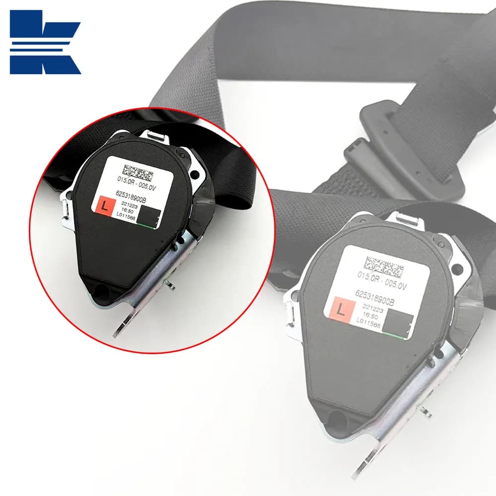Ceinture de sécurité côté gauche à 3 points pour siège ISRI – Partie n° 625318900B, 015.0R-005.0V, 2