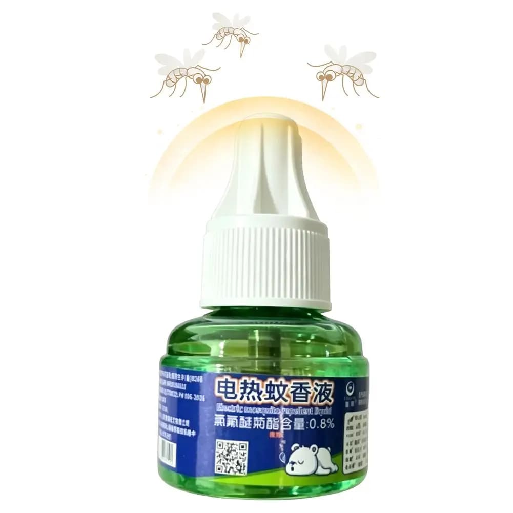 Liquide Répulsif Moustiques Électrique, Recharge Liquide Répulsive Inodore pour la Maison, 1 pièce,