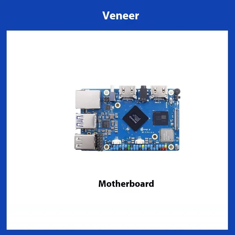 Orange Pi 5 Pro 4 8 16 Go RAM Ordinateur monocarte RK3588S LPDDR5 Wi-Fi 5.0-BT5 Carte de développeme