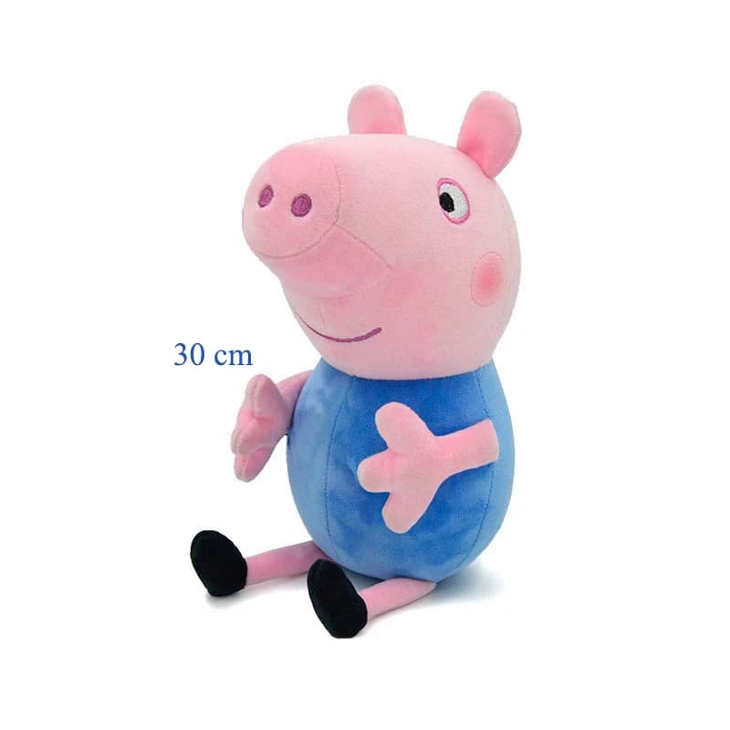 30 CM Peppa Pig George papa maman modèle dessin animé peluche poupée cadeau jouet cochons maison cha