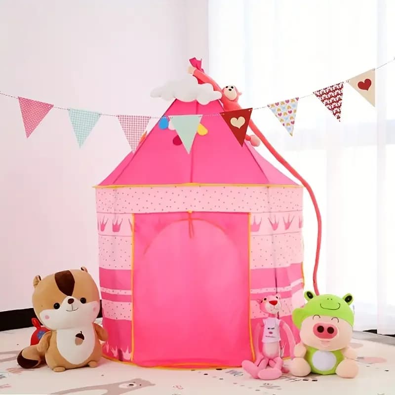 Tente de maison de jeu pour enfants Night Sky Design, château mignon pour petits garçons et filles